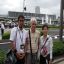 Hiroshima. Rencontre avec les journalistes de NKH venus à Papeete en avril 2009 (6 août 2009)